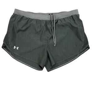 Under Armour Heatgear Women's Gray Loose Elastic Waist Athletic Short Size XL